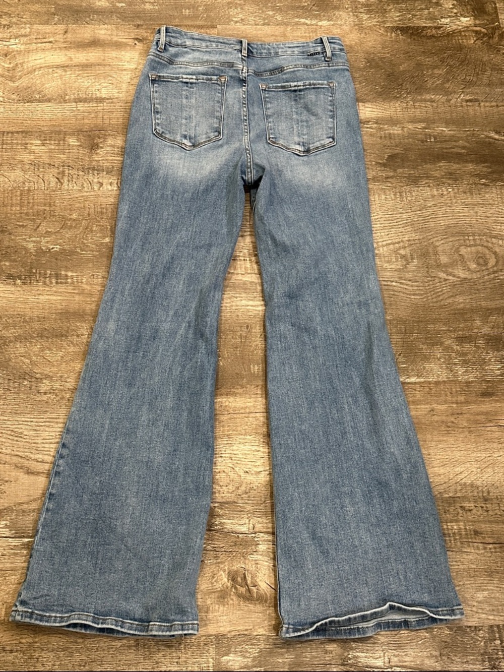 Risen Light Blue Wide-Leg Flare Jeans Size 31 - Picture 6 of 6